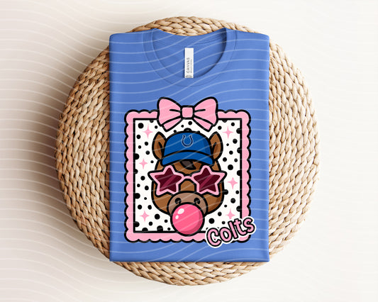 Bubble Colts Graphic Tee