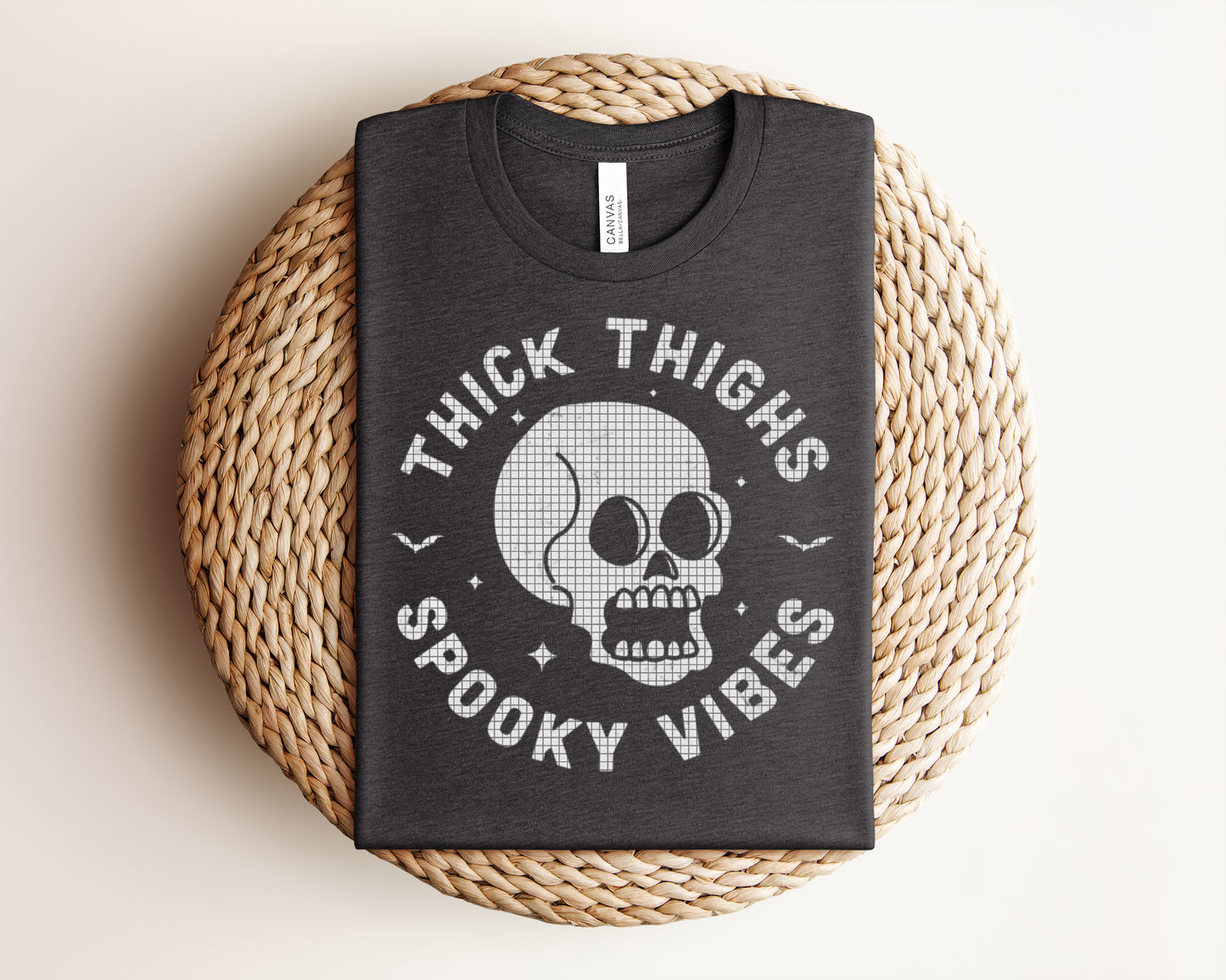 Thick Thighs Spooky Vibes Graphic Tee