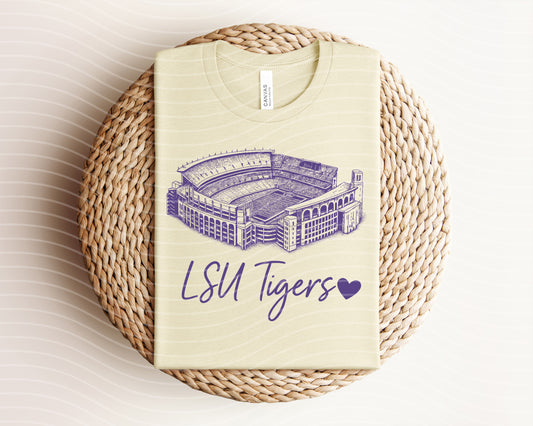 Tigers Stadium Graphic Tee
