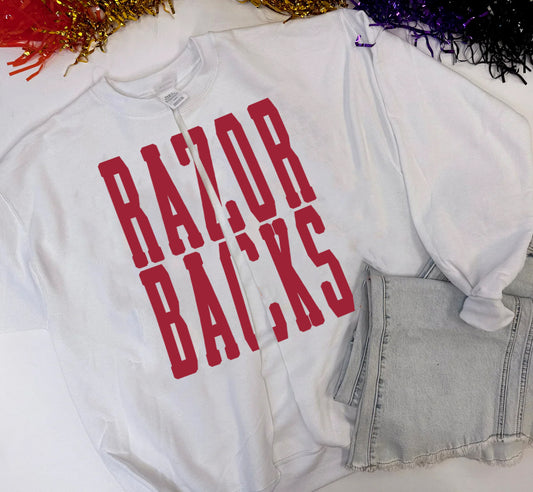 Razorbacks Split Graphic Tee