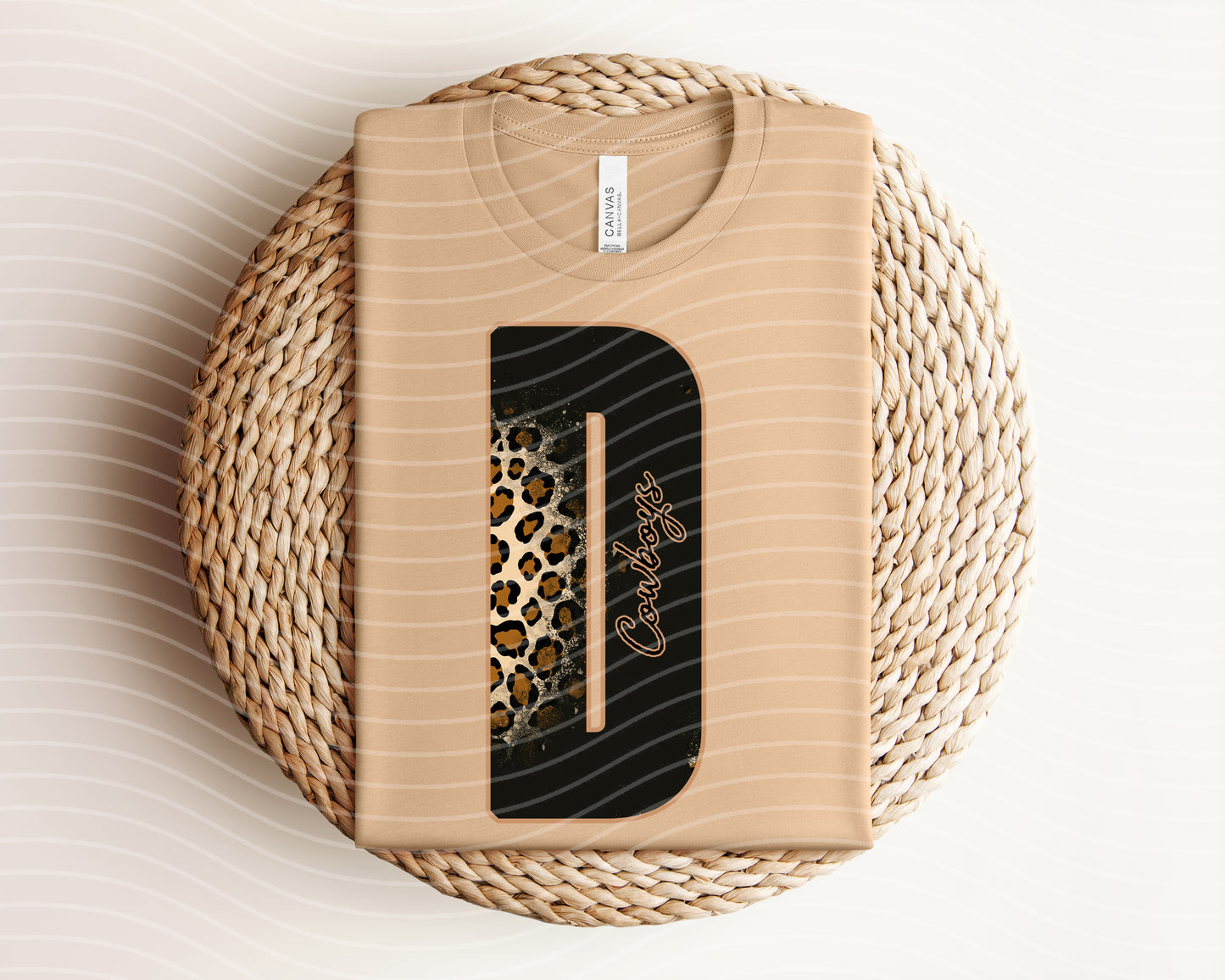 Cowboys Leopard Graphic Tee