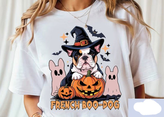 French Boo Dog Graphic Tee