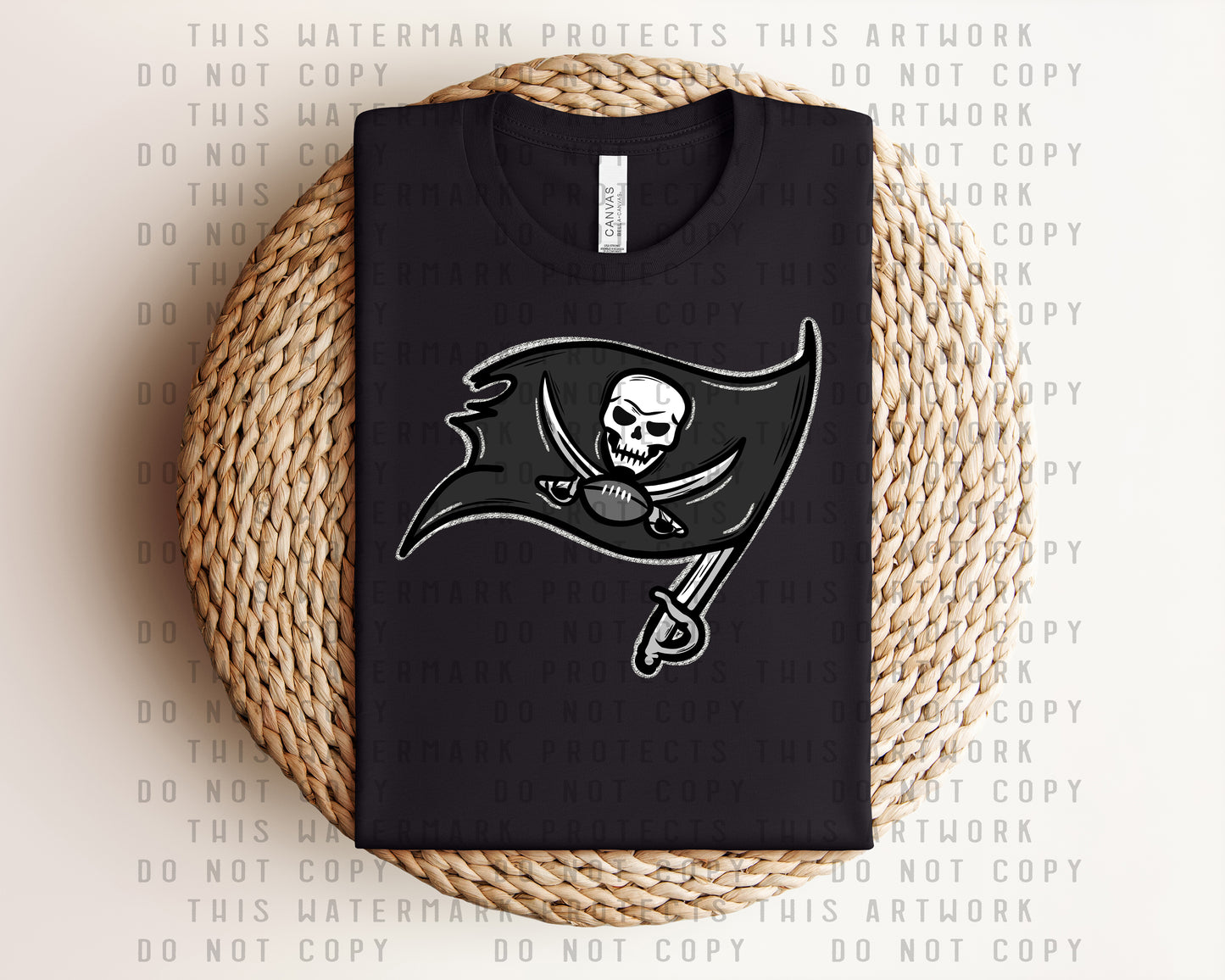 Buccaneers Monochromatic Graphic Tee
