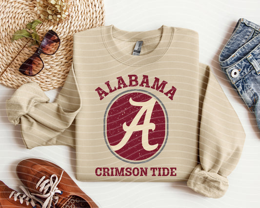 Alabama Retro Stamp Graphic Tee