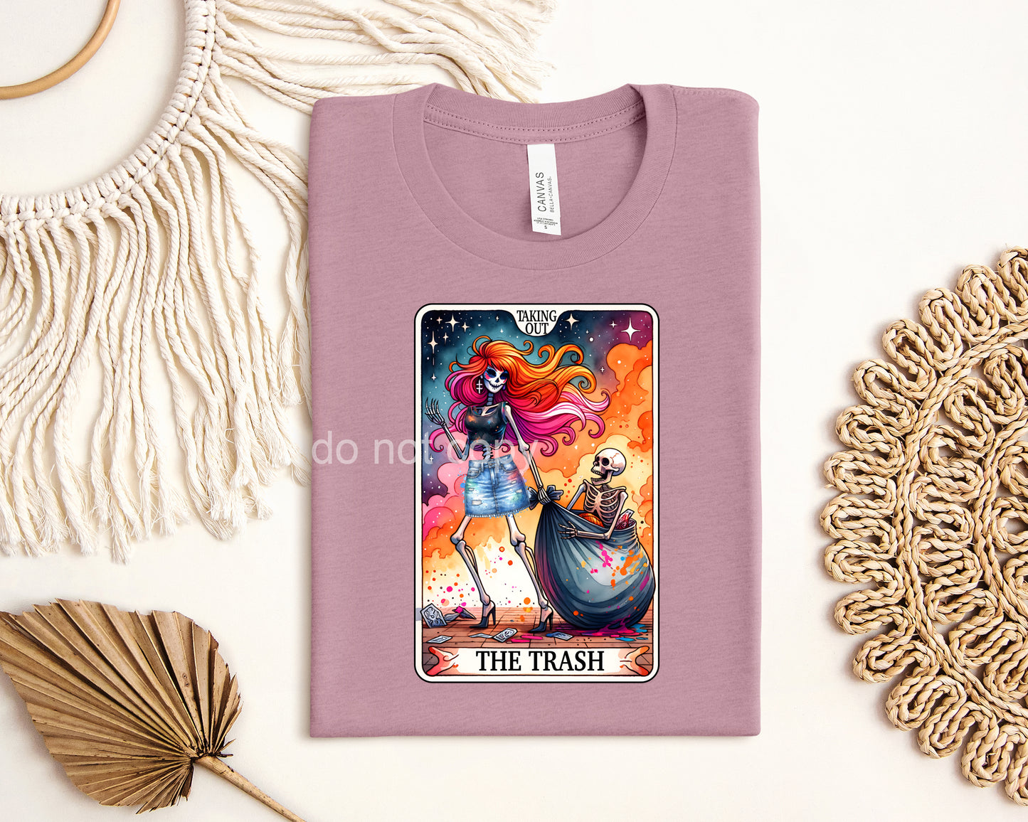 Taking Out the Trash Tarot Card Graphic Tee