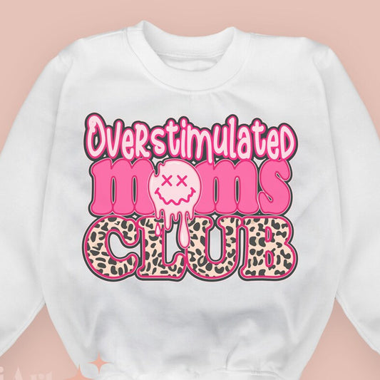 Overstimulated Moms Club Graphic Tee