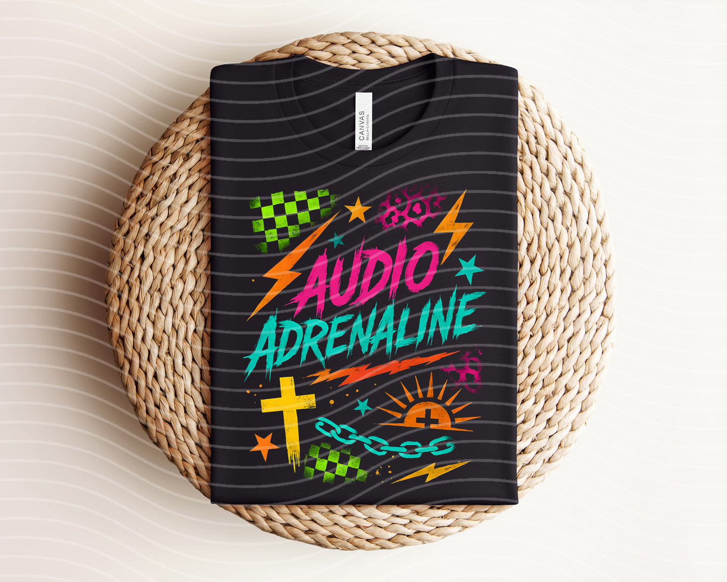 Audio Adrenaline Neon Graphic Tee