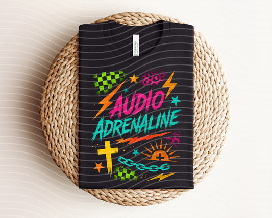Audio Adrenaline Neon Graphic Tee