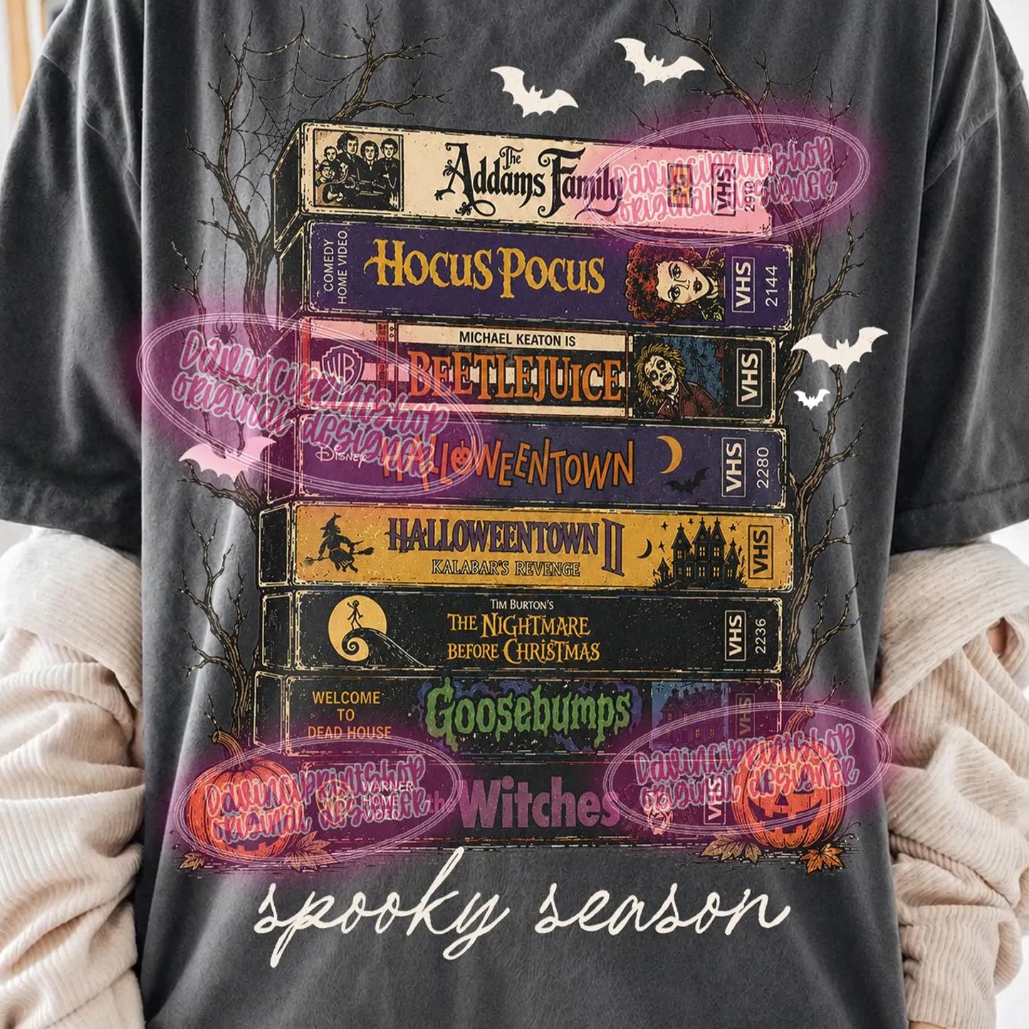 Spooky Season Movies Graphic Tee