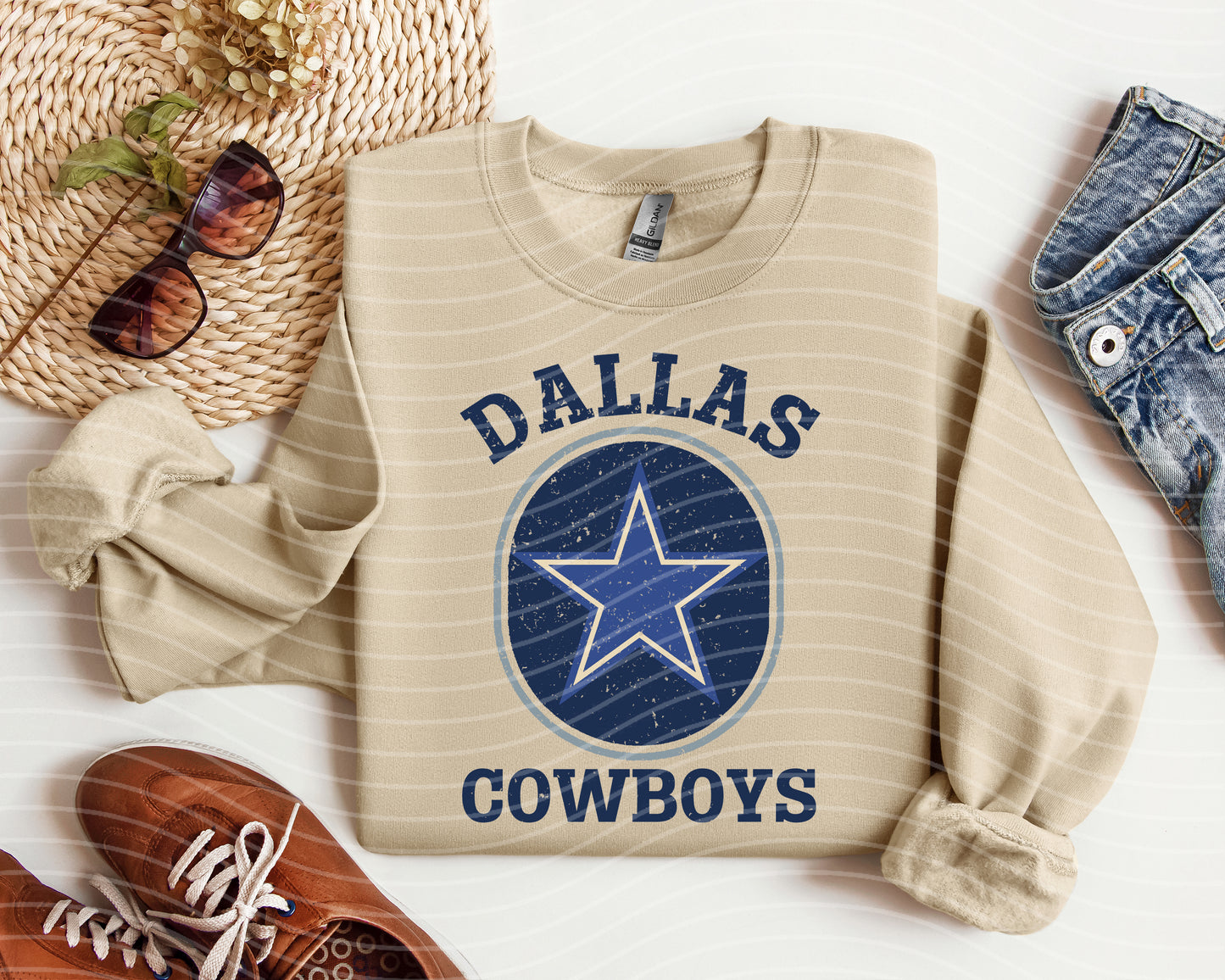 Cowboys Retro Stamp Graphic Tee