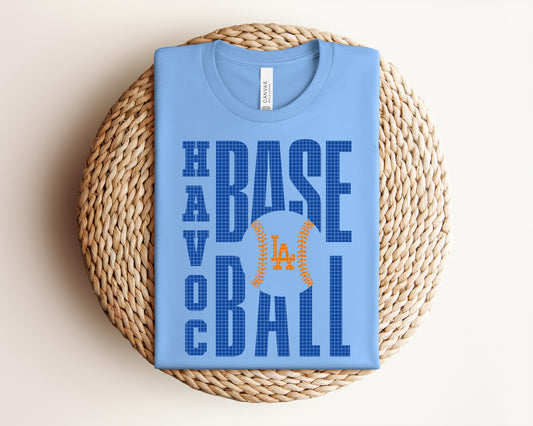 Customized Baseball Team Graphic Tee