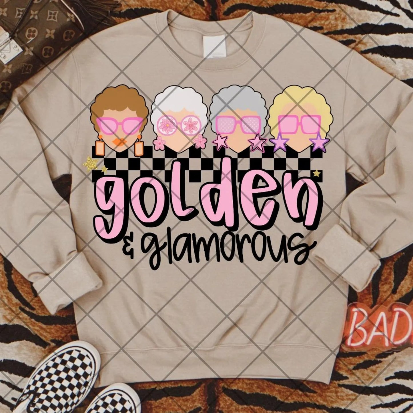 Golden & Glamorous Graphic Tee