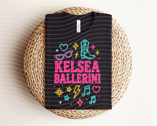 Kelsea Ballerini Neon Graphic Tee