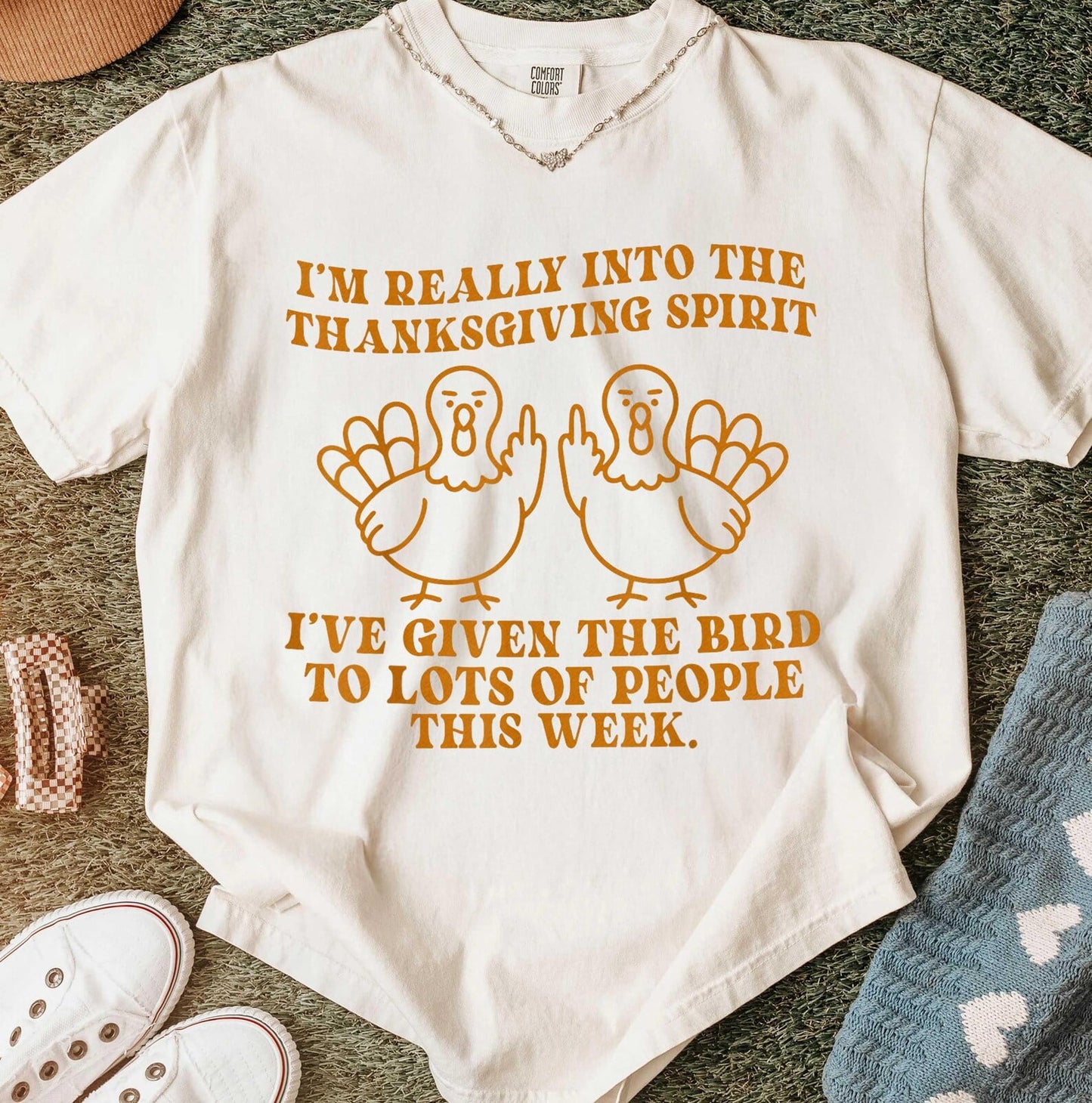 I'm Really Into the Thanksgiving Spirit Graphic Tee