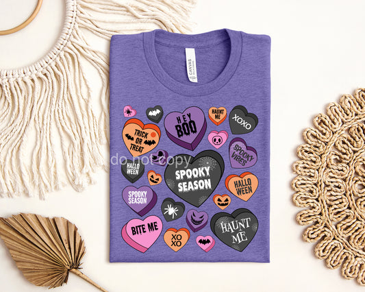 Hallowen Hearts Graphic Tee