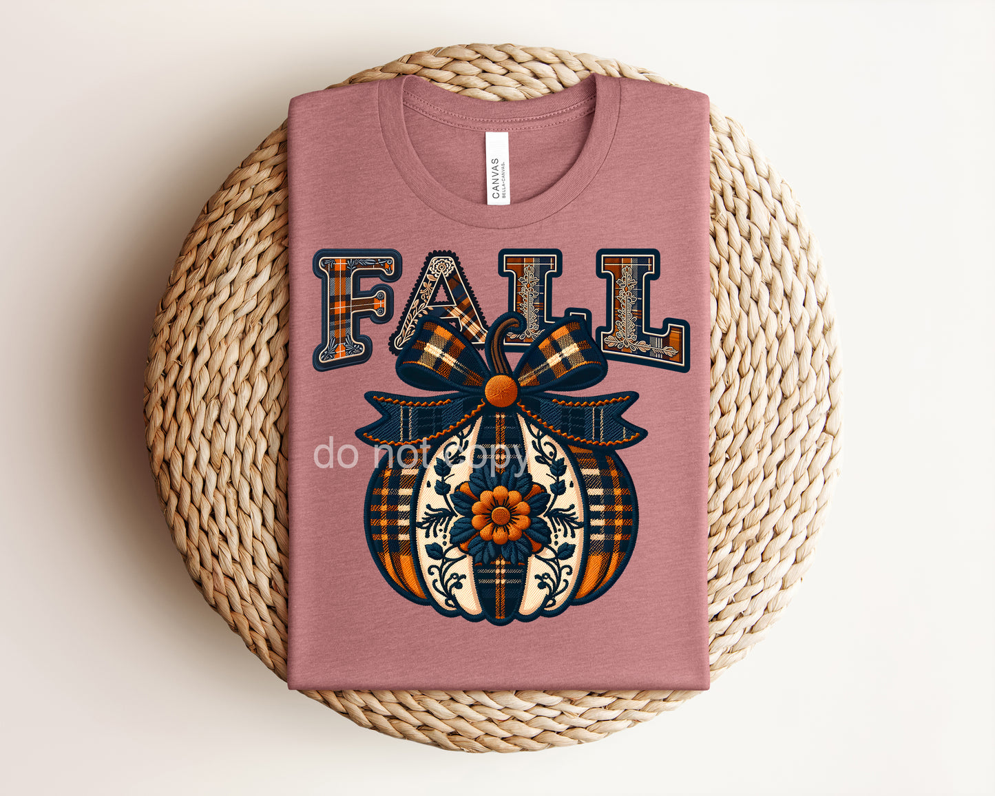 Fall Plaid Graphic Tee