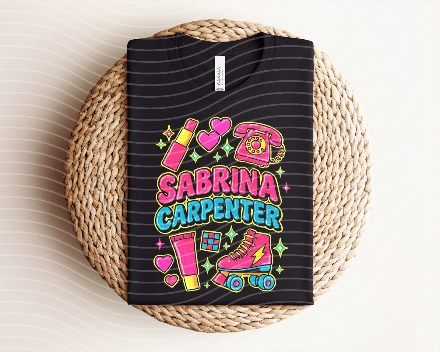 Sabrina Carpenter Neon Graphic Tee