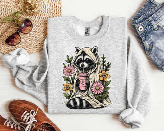 Spring Raccoon Graphic Tee