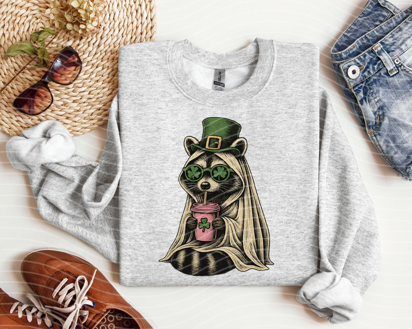 Lucky Raccoon Graphic Tee