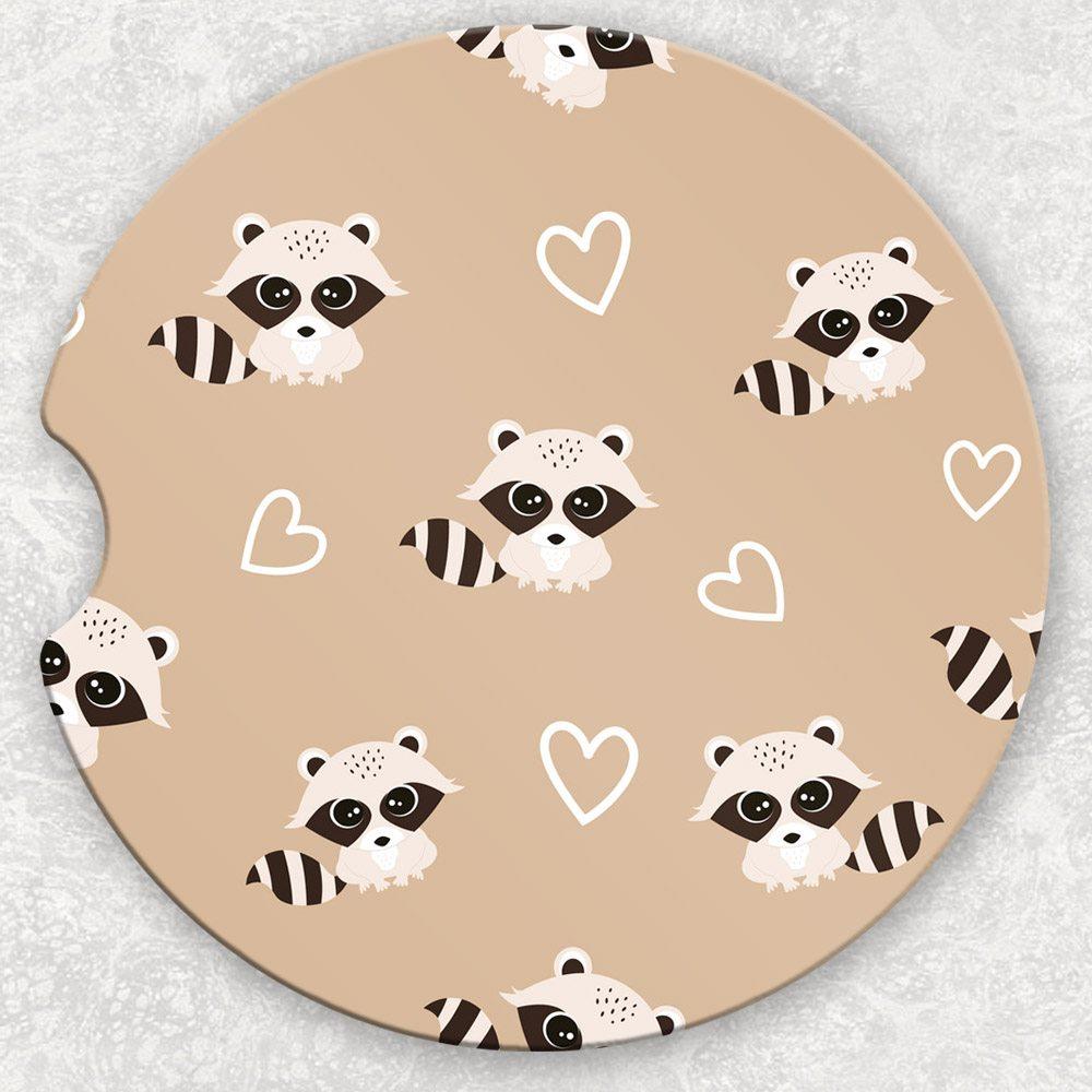 Car Coaster Set - Racoons