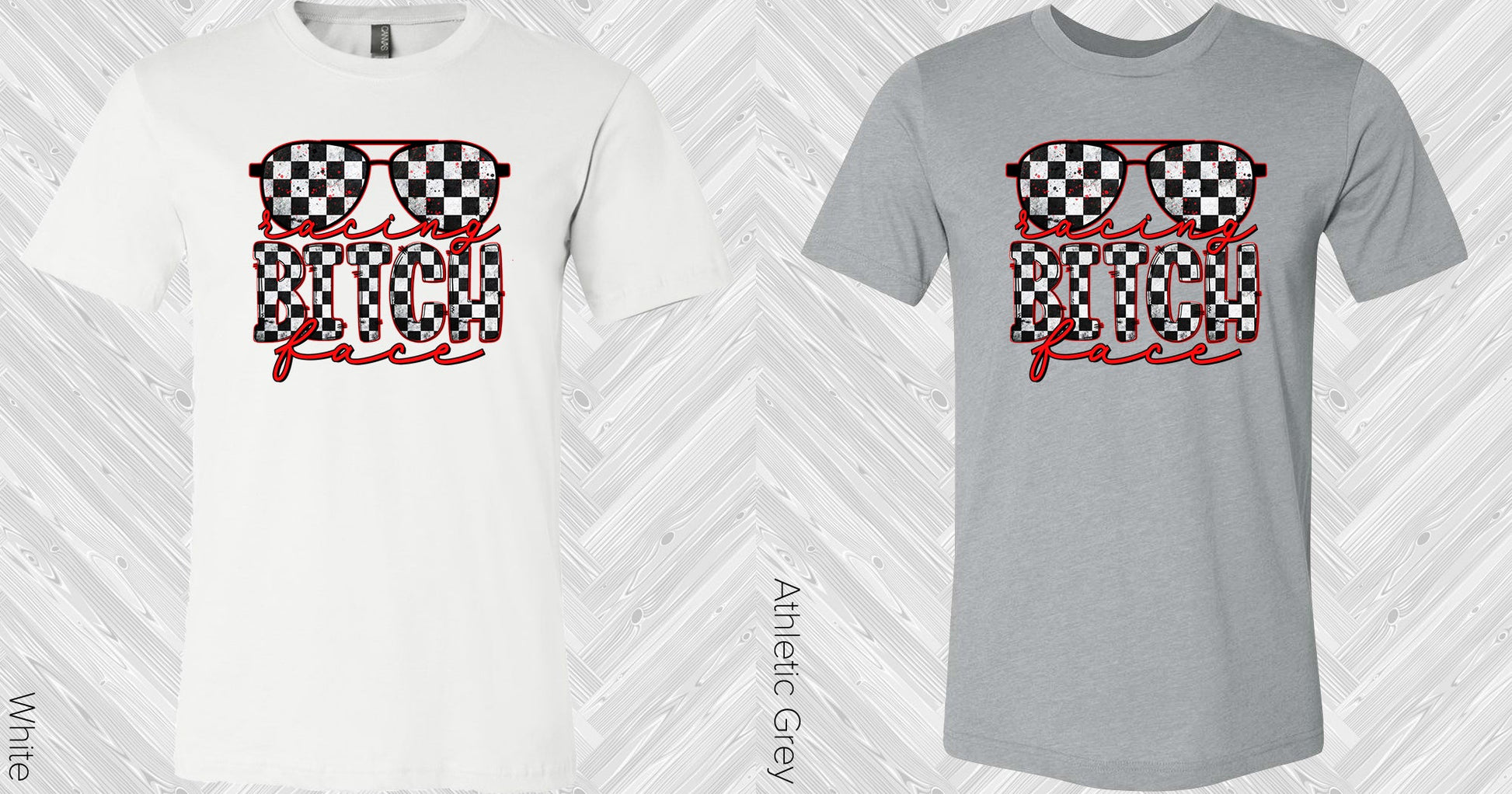Racing Bi*** Face Graphic Tee Graphic Tee