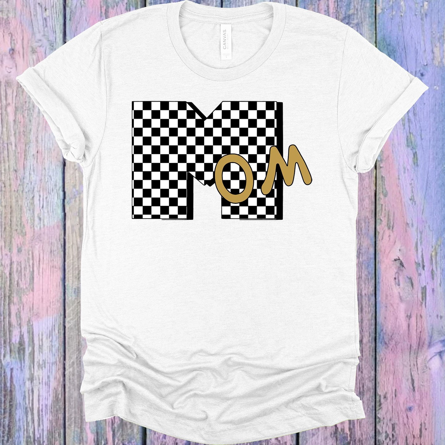 Mtv Mom Race Flag Graphic Tee Graphic Tee