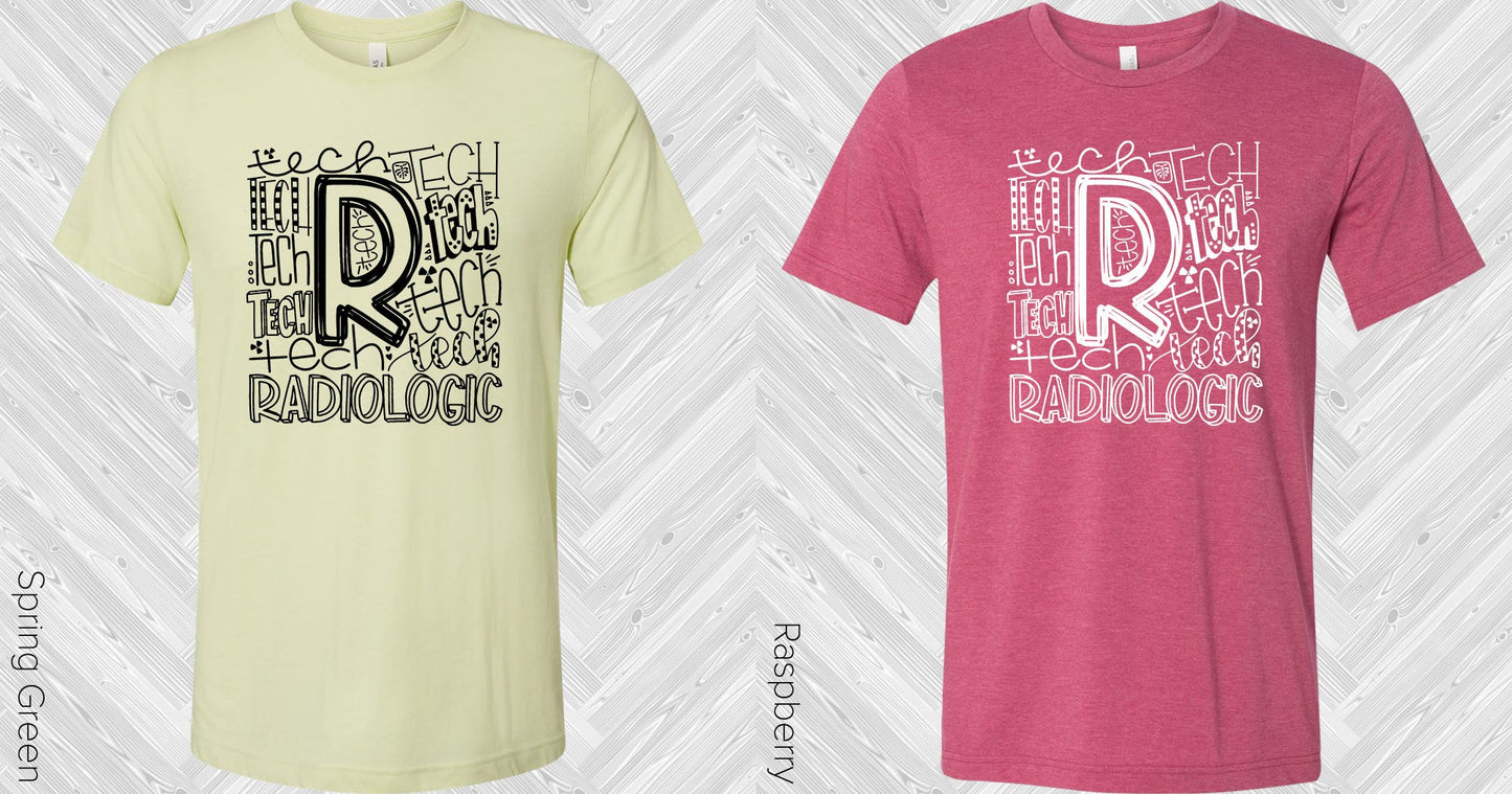 Radiologic Tech Subway Art Graphic Tee Graphic Tee