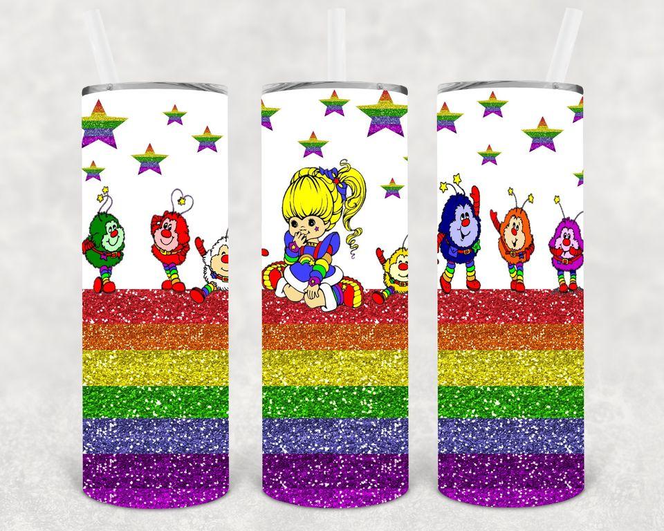 Rainbow Brite 20 Oz Skinny Tumbler