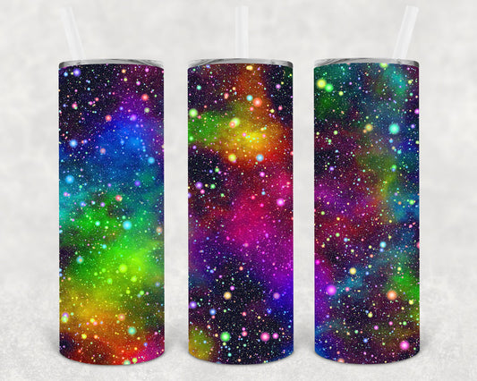 Rainbow Galaxy 20 Oz Skinny Tumbler