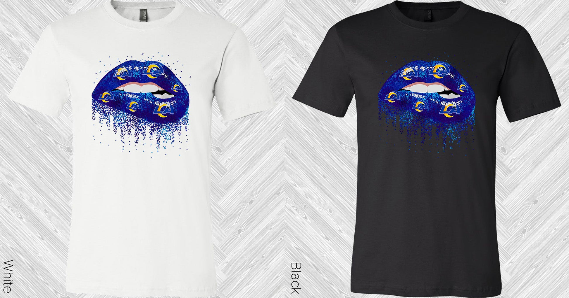 Rams Glitter Lips Graphic Tee Graphic Tee