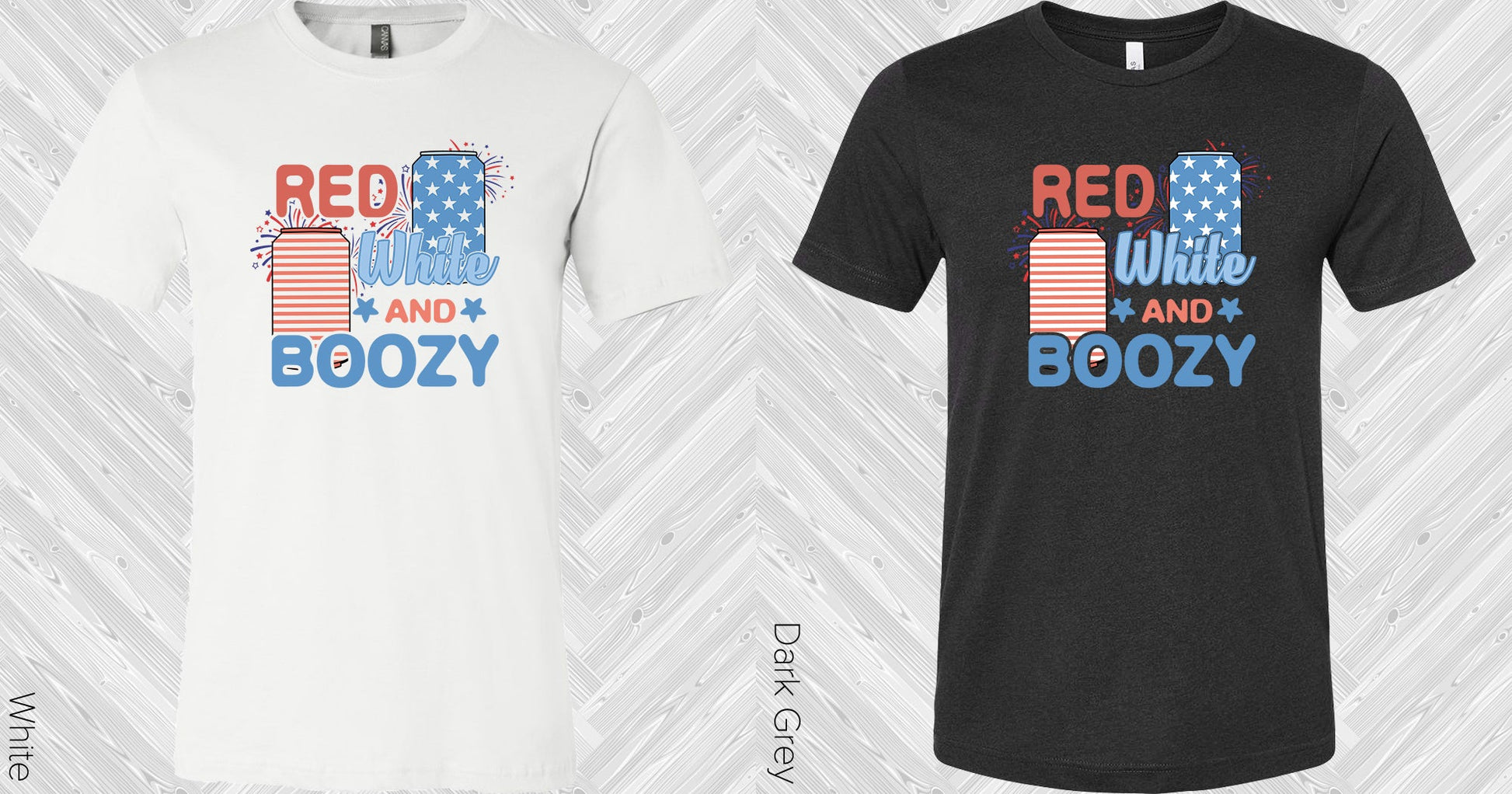 Red White And Boozy Graphic Tee Graphic Tee