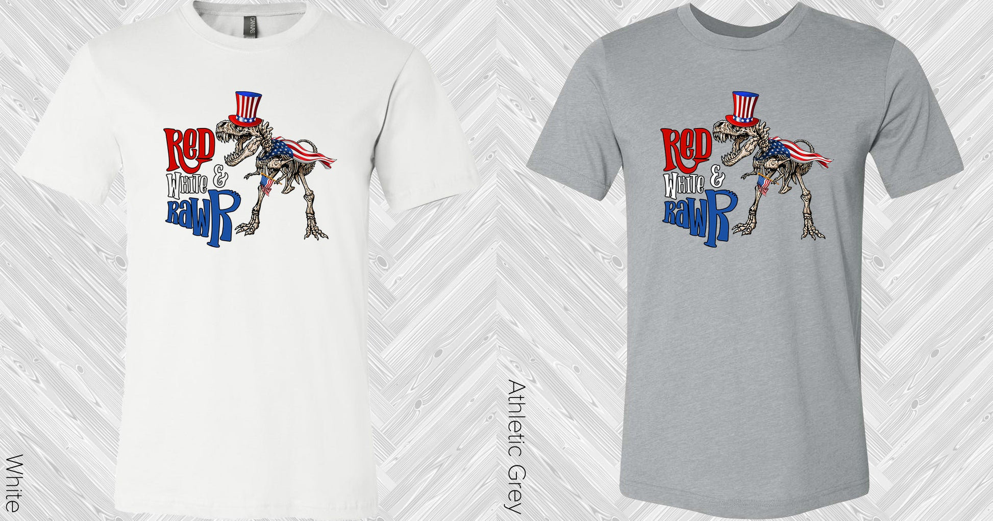 Red White & Rawr Graphic Tee Graphic Tee