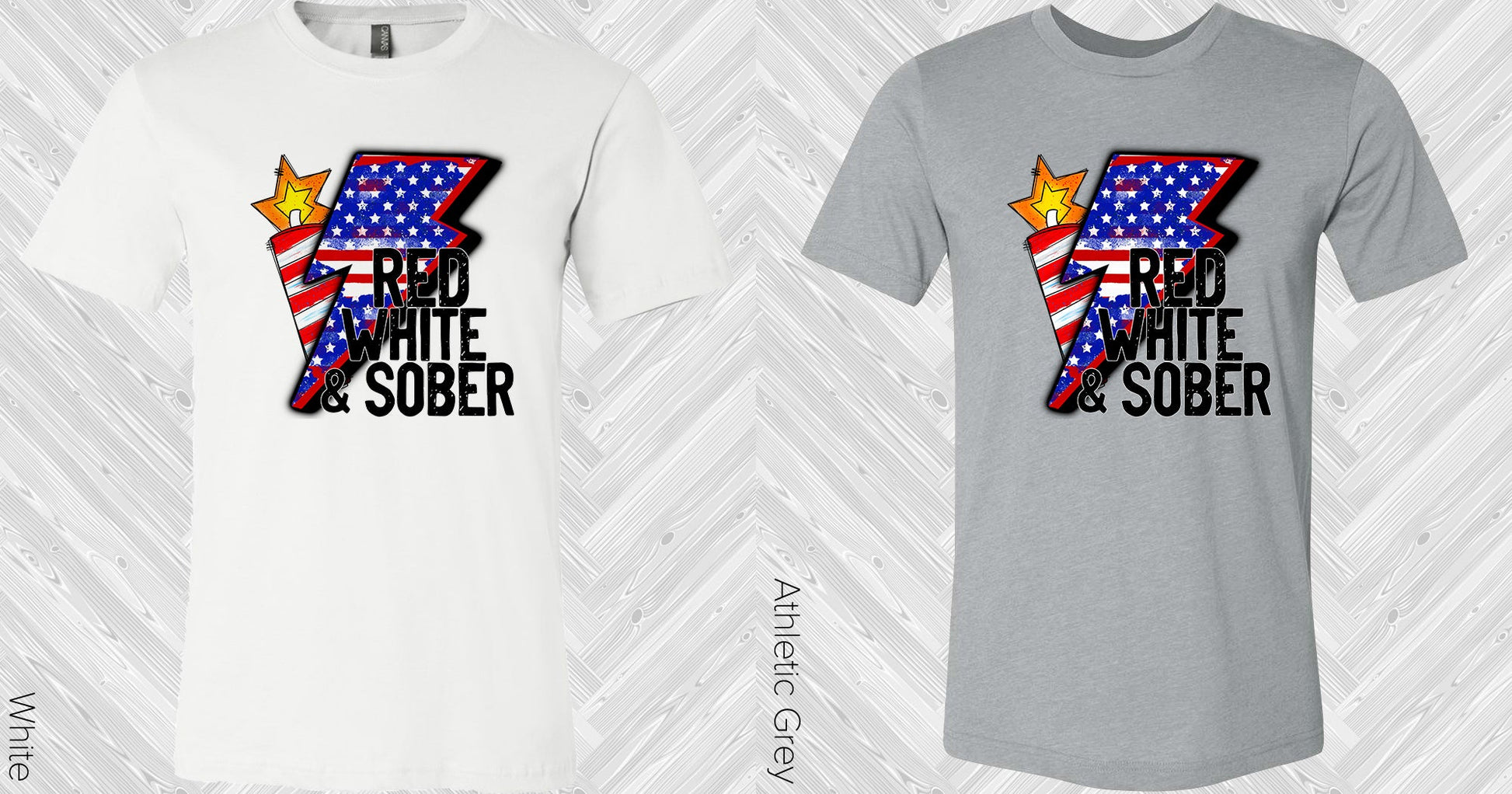 Red White & Sober Graphic Tee Graphic Tee