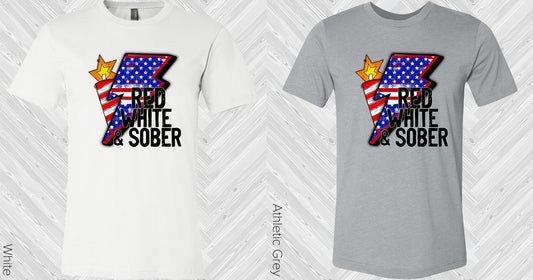 Red White & Sober Graphic Tee Graphic Tee