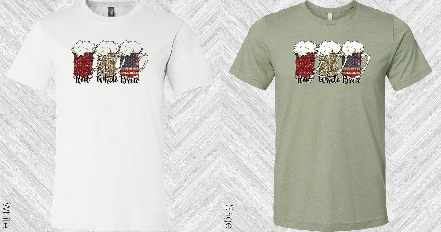 Red White And Brew Graphic Tee Graphic Tee
