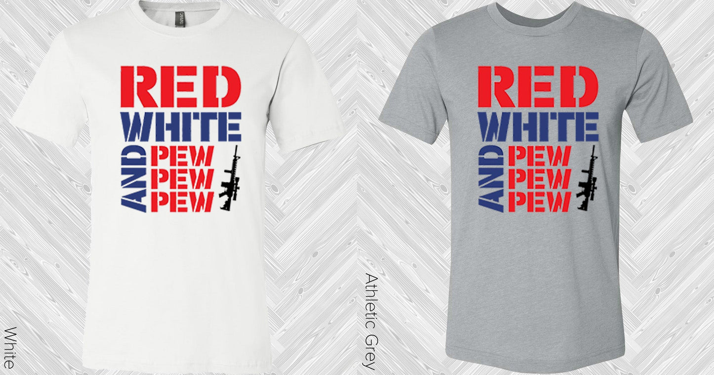 Red White And Pew Graphic Tee Graphic Tee