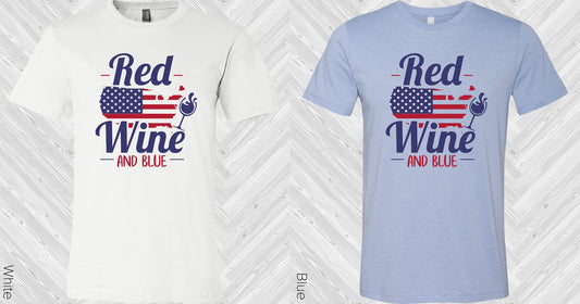 Red Wine And Blue Graphic Tee Graphic Tee