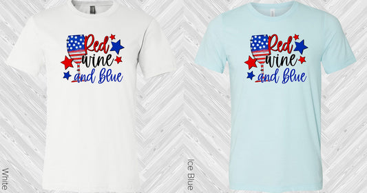 Red Wine And Blue Graphic Tee Graphic Tee