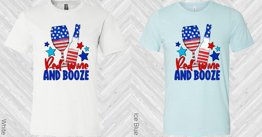 Red Wine And Booze Graphic Tee Graphic Tee