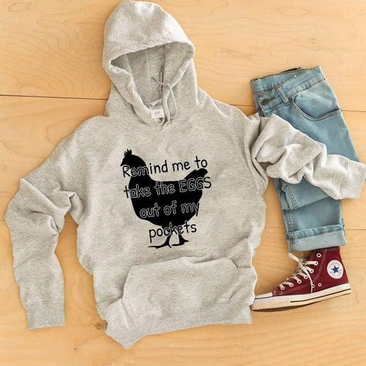 Remind Me To Take The Eggs Out Of My Pockets Graphic Tee Graphic Tee