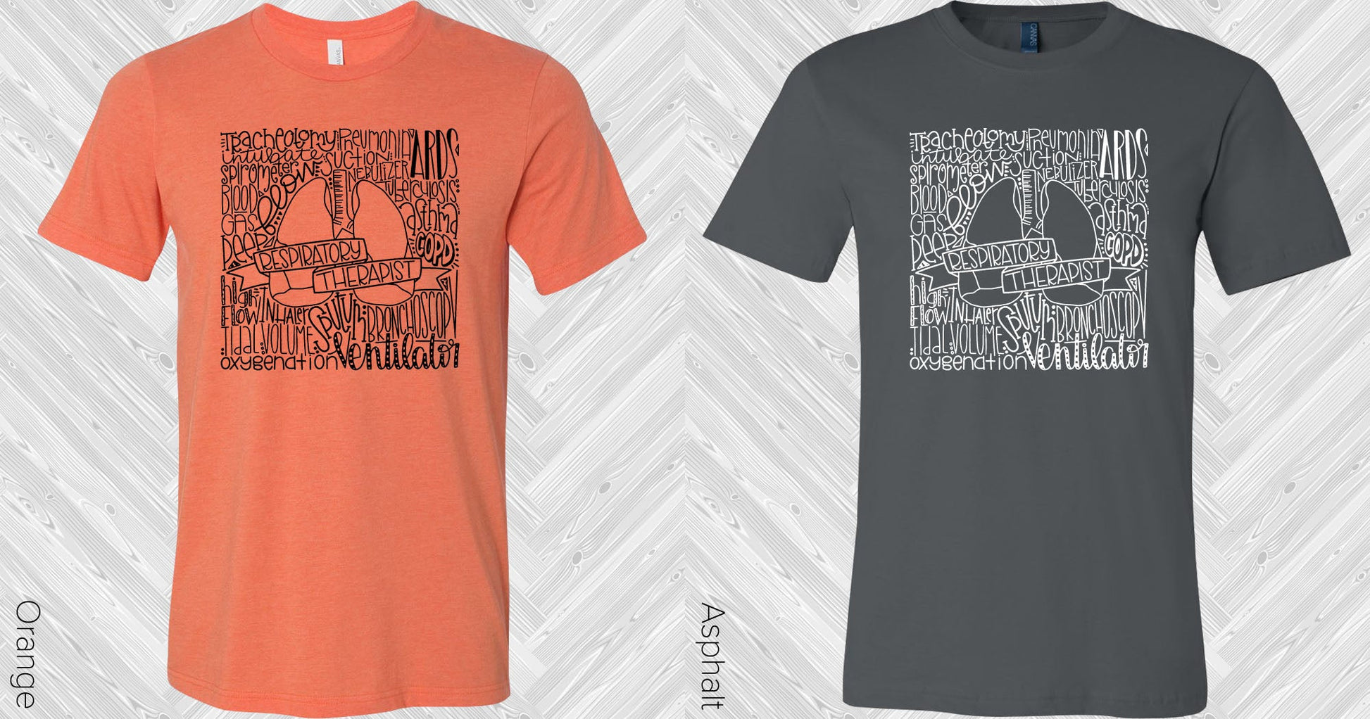 Respiratory Therapist Subway Art Graphic Tee Graphic Tee