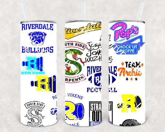 Riverdale 20 Oz Skinny Tumbler