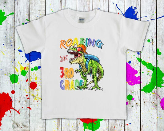 Roaring Into Grade Customized Graphic Tee Graphic Tee