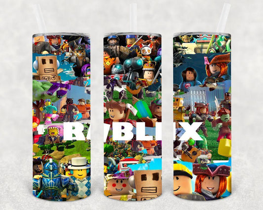 Roblox 20 Oz Skinny Tumbler