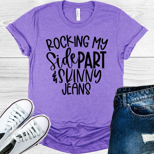 Rocking My Side Part And Skinny Jeans Graphic Tee Graphic Tee