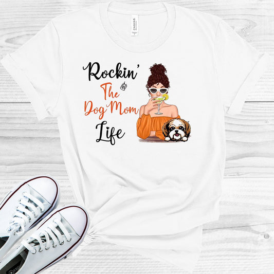 Rockin The Dog Mom Life Graphic Tee Graphic Tee