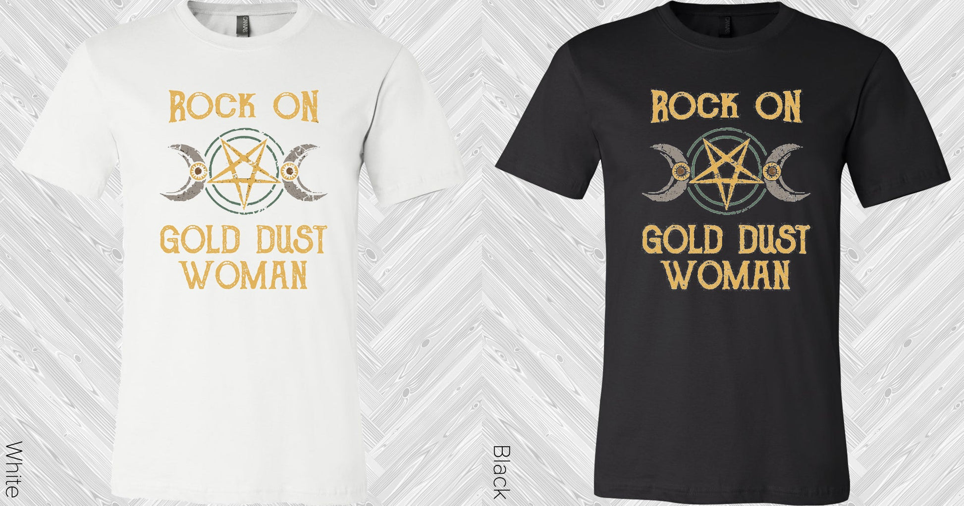 Rock On Gold Dust Woman Graphic Tee Graphic Tee