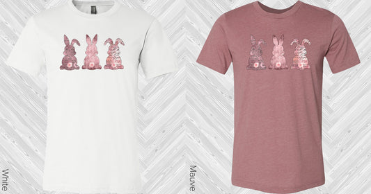 Rose Gold Bunnies Graphic Tee Graphic Tee