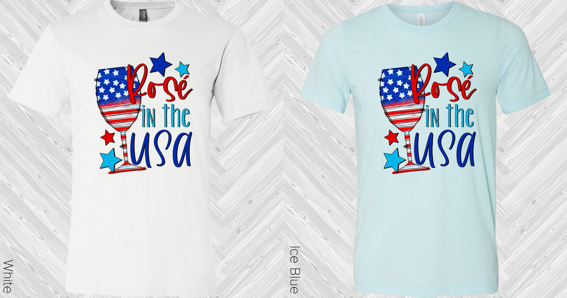 Rose In The Usa Graphic Tee Graphic Tee
