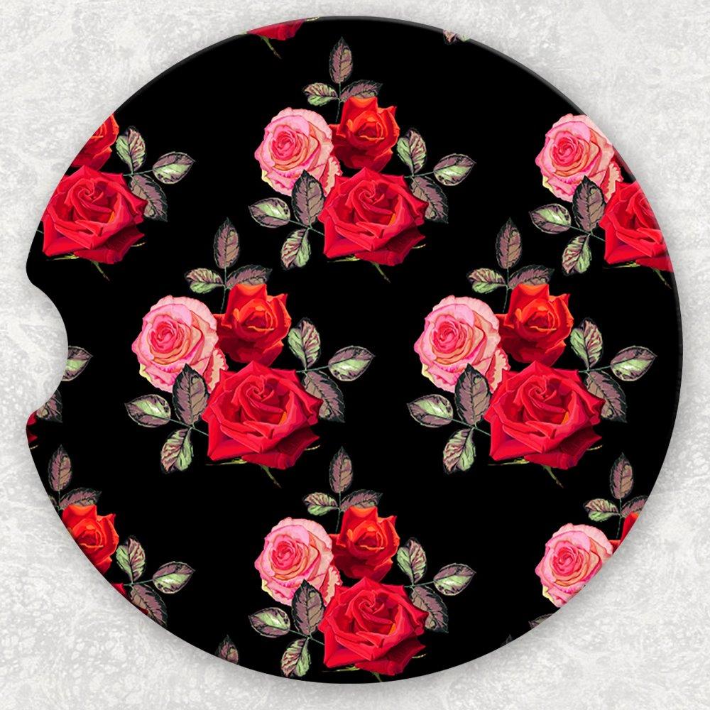 Car Coaster Set - Roses